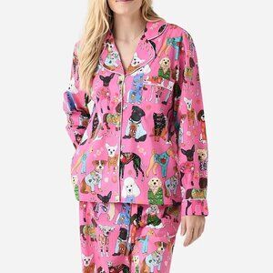 Karen Mabon Pink Dog Pajama Top